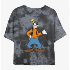 HER Disney Goofy Traditional Womens Tie-Dye Crop T-Shirt