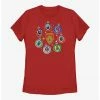 HER Marvel Guardians Of The Galaxy Holiday Special Holiday Ornaments Womens T-Shirt