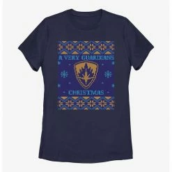 HER Marvel Guardians Of The Galaxy Holiday Special Ugly Christmas Sweater Womens T-Shirt