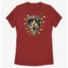 HER Marvel Guardians Of The Galaxy Christmas Lights Badge Womens T-Shirt