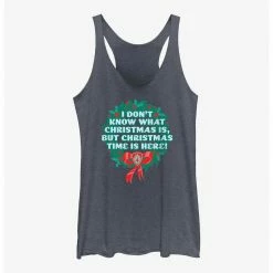 HER Marvel Guardians Of The Galaxy Holiday Special What Is Christmas Wreath Womens Tank Top