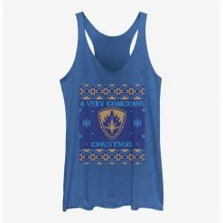 HER Marvel Guardians Of The Galaxy Holiday Special Ugly Christmas Sweater Womens Tank Top
