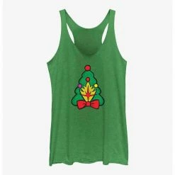 HER Marvel Guardians Of The Galaxy Holiday Special Christmas Tree Badge Womens Tank Top
