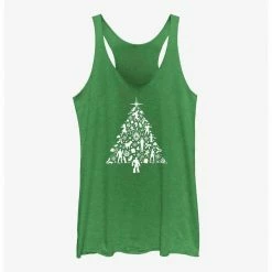 HER Marvel Guardians Of The Galaxy Holiday Special Holiday Tree Womens Tank Top