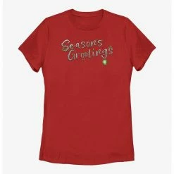 HER Marvel Guardians Of The Galaxy Holiday Special Seasons Grootings Womens T-Shirt