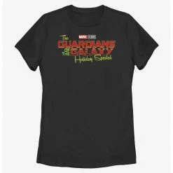 HER Marvel Guardians Of The Galaxy Holiday Special Logo Womens T-Shirt