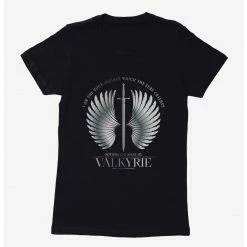HER A Court Of Silver Flames Valkyrie Wings Womens T-Shirt
