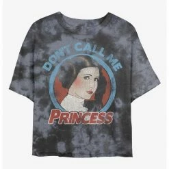 HER Star Wars Princess Leia Tie-Dye Womens Crop T-Shirt