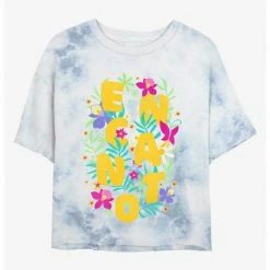 HER Disney Encanto Flower Arrangement Tie-Dye Womens Crop T-Shirt