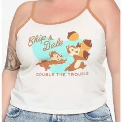 HUNIVERS Her Universe Disney Chip'N' Dale Contrast Tank Top Plus Size
