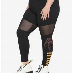 HUNIVERS Her Universe Star Wars Boba Fett Mesh Leggings Plus Size
