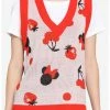 HUNIVERS Her Universe Disney Minnie Mouse Fruit Sweater Vest