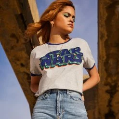 HUNIVERS Her Universe Star Wars Neon Logo Ringer T-Shirt Her Universe Exclusive