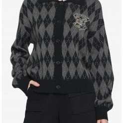 HUNIVERS Harry Potter Hogwarts Argyle Cardigan