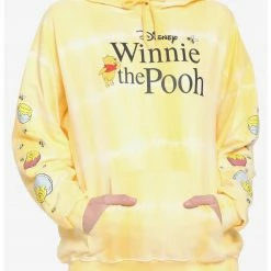 HUNIVERS Disney Winnie The Pooh Yellow Wash Honey Pot Hoodie