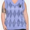 HUNIVERS Her Universe Studio Ghibli Kiki's Delivery Service Jiji Sweater Vest Plus Size