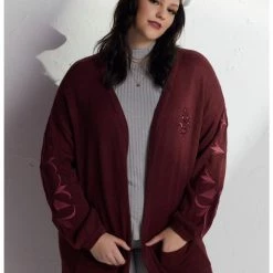 HUNIVERS Her Universe Star Wars Ahsoka Tano Embroidered Open Cardigan Plus Size Her Universe Exclusive