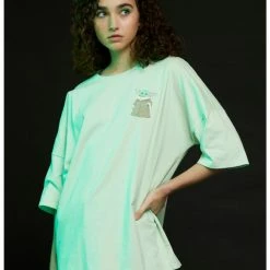 HUNIVERS Star Wars The Mandalorian The Child Athletic Jersey T-Shirt