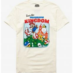 HUNIVERS Super Mario Bros. Tour The Mushroom Kingdom T-Shirt