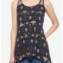 HUNIVERS Disney Pixar Coco Shark Bite Tank Top
