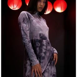 HUNIVERS Studio Ghibli Spirited Away Haku Tie-Dye Long-Sleeve Dress