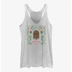 HER Star Wars Chewie Happy Life Day Womens Tank Top