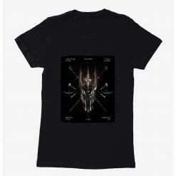 HER The Lord Of The Rings Sauron Swords Womens T-Shirt