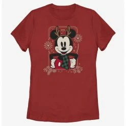 HER Disney Mickey Mouse Winter Ready Womens T-Shirt