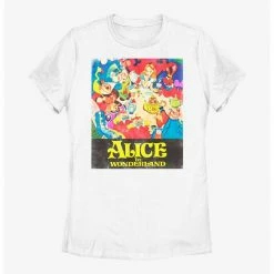 HER Disney Alice In Wonderland Vintage Tea Party Womens T-Shirt