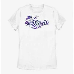 HER Disney Alice In Wonderland Space Cheshire Cat Womens T-Shirt