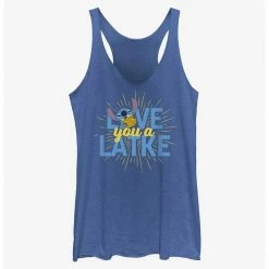 HER Disney Lilo & Stitch Hanukkah Love You A Latke Womens Tank Top