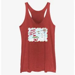 HER Star Wars The Mandalorian Merry Force Postcard Womens Tank Top