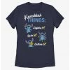 HER Disney Lilo & Stitch Hanukkah List Womens T-Shirt