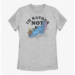 Disney Lilo & Stitch I'd Rather Not Womens T-Shirt
