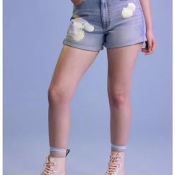 HUNIVERS Cinnamoroll Flowers Mom Shorts