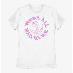 HER Disney Alice In Wonderland Cheshire All Smiles Girls Womens T-Shirt