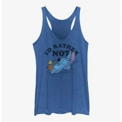 Disney Lilo & Stitch I'd Rather Not Womens Tank Top