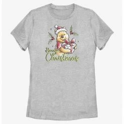 HER Disney Winnie The Pooh Berry Christmas Womens T-Shirt