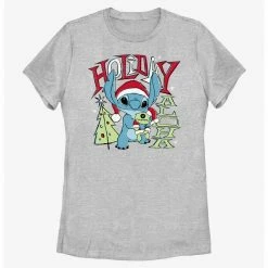 HER Disney Lilo & Stitch Holiday Aloha Womens T-Shirt