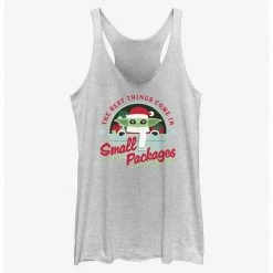 HER Star Wars The Mandalorian Santa Grogu Small Packages Womens Tank Top