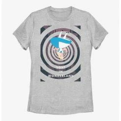 HER Disney Alice In Wonderland Spiral Fall Womens T-Shirt