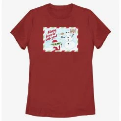 HER Star Wars The Mandalorian Merry Force Postcard Womens T-Shirt