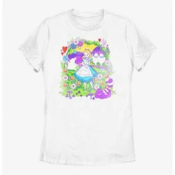 HER Disney Alice In Wonderland Psychedelic Scene Womens T-Shirt