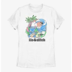 HER Disney Lilo & Stitch Beach Day Womens T-Shirt