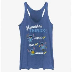 HER Disney Lilo & Stitch Hanukkah List Womens Tank Top