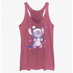 HER Disney Lilo & Stitch Cozy Angel Hot Cocoa Womens Tank Top