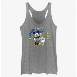 HER Disney Mickey Mouse Latkes Light & Love Minnie And Daisy Womens Tank Top