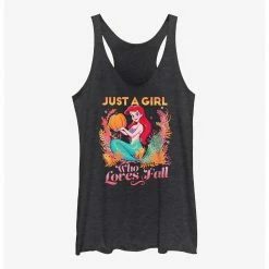 HER Disney The Little Mermaid Pumpkin Ariel Womens Tank Top