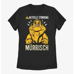 HER Disney Snow White And The Seven Dwarfs German Grumpy Mood Womens T-Shirt