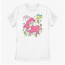 HER Disney The Little Mermaid Ariel And Friends Womens T-Shirt